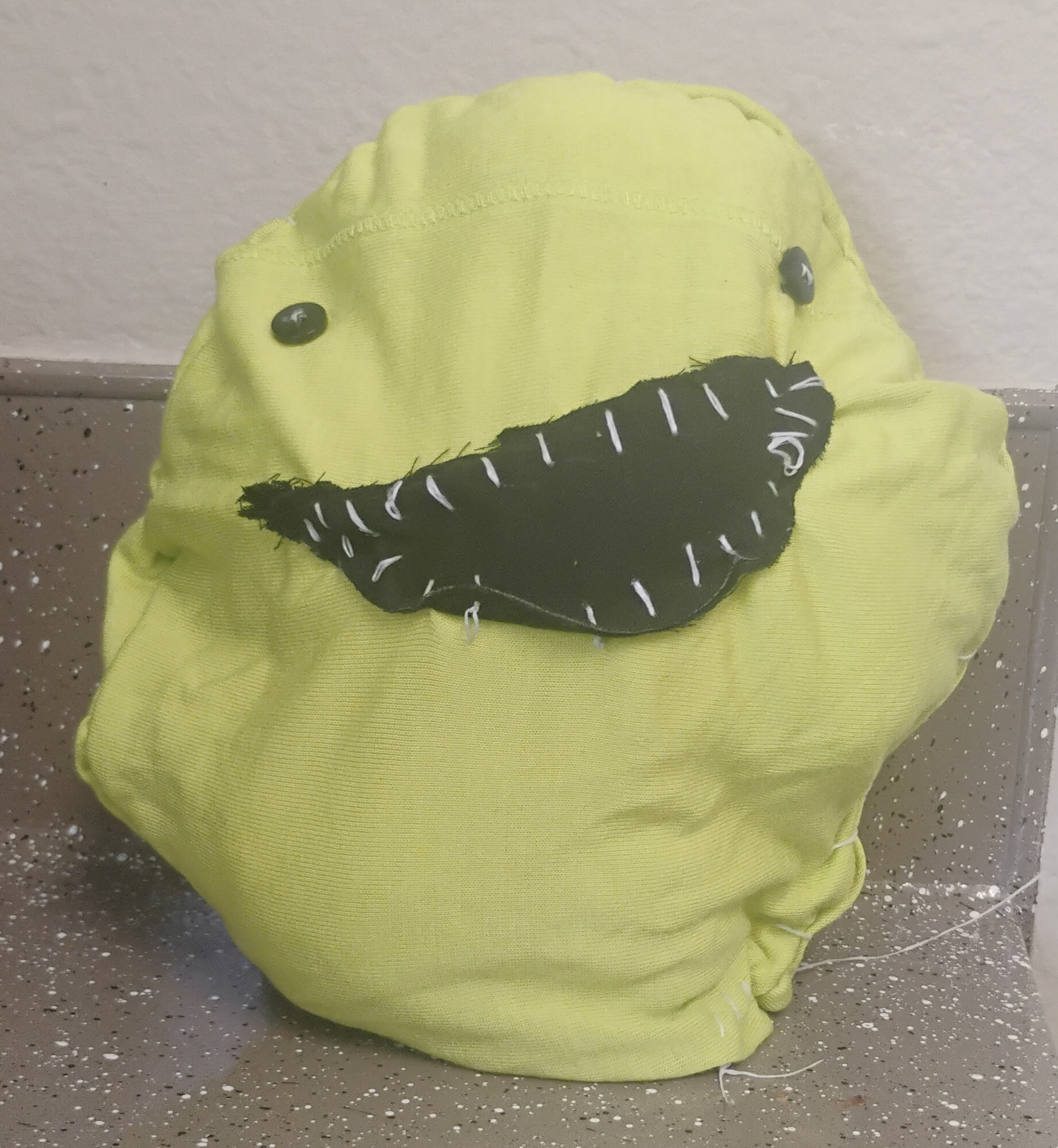 yellow horror blob plushie