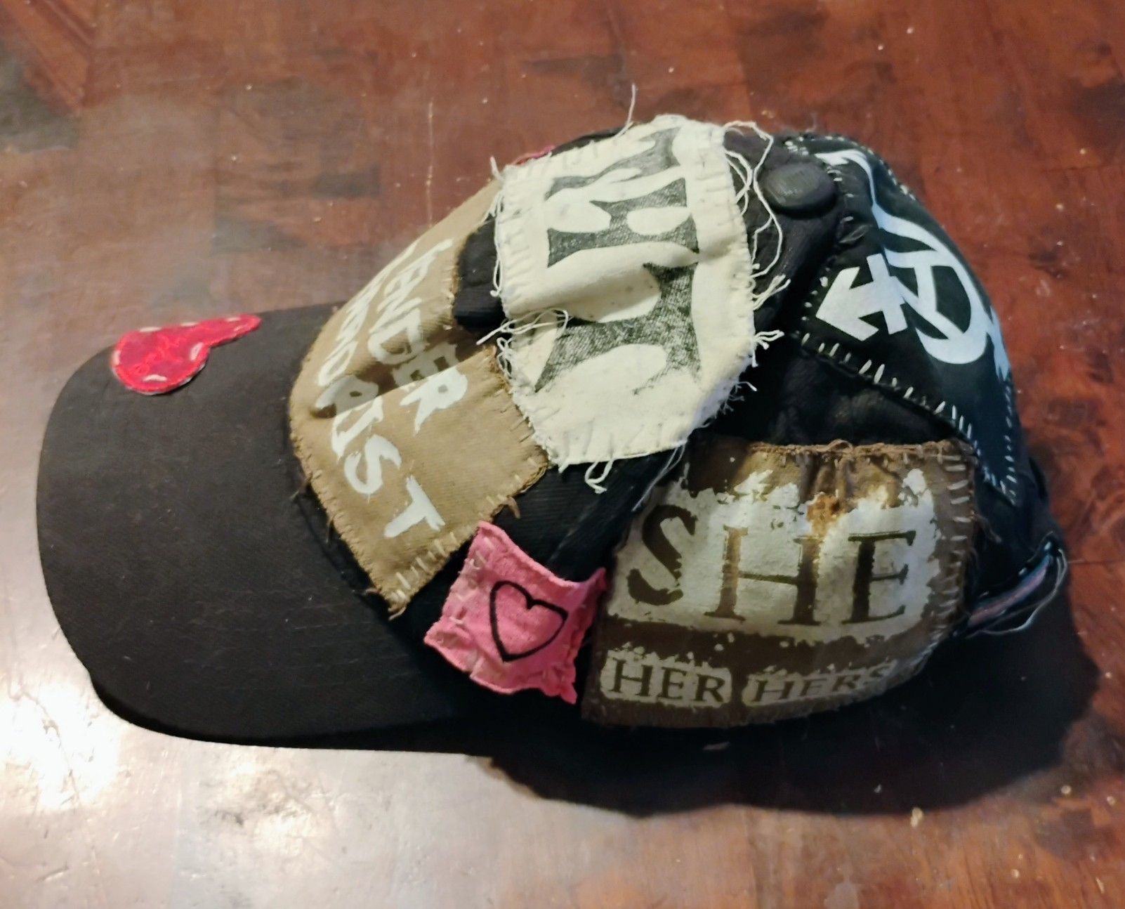 side of vanta's own gender terrorist hat